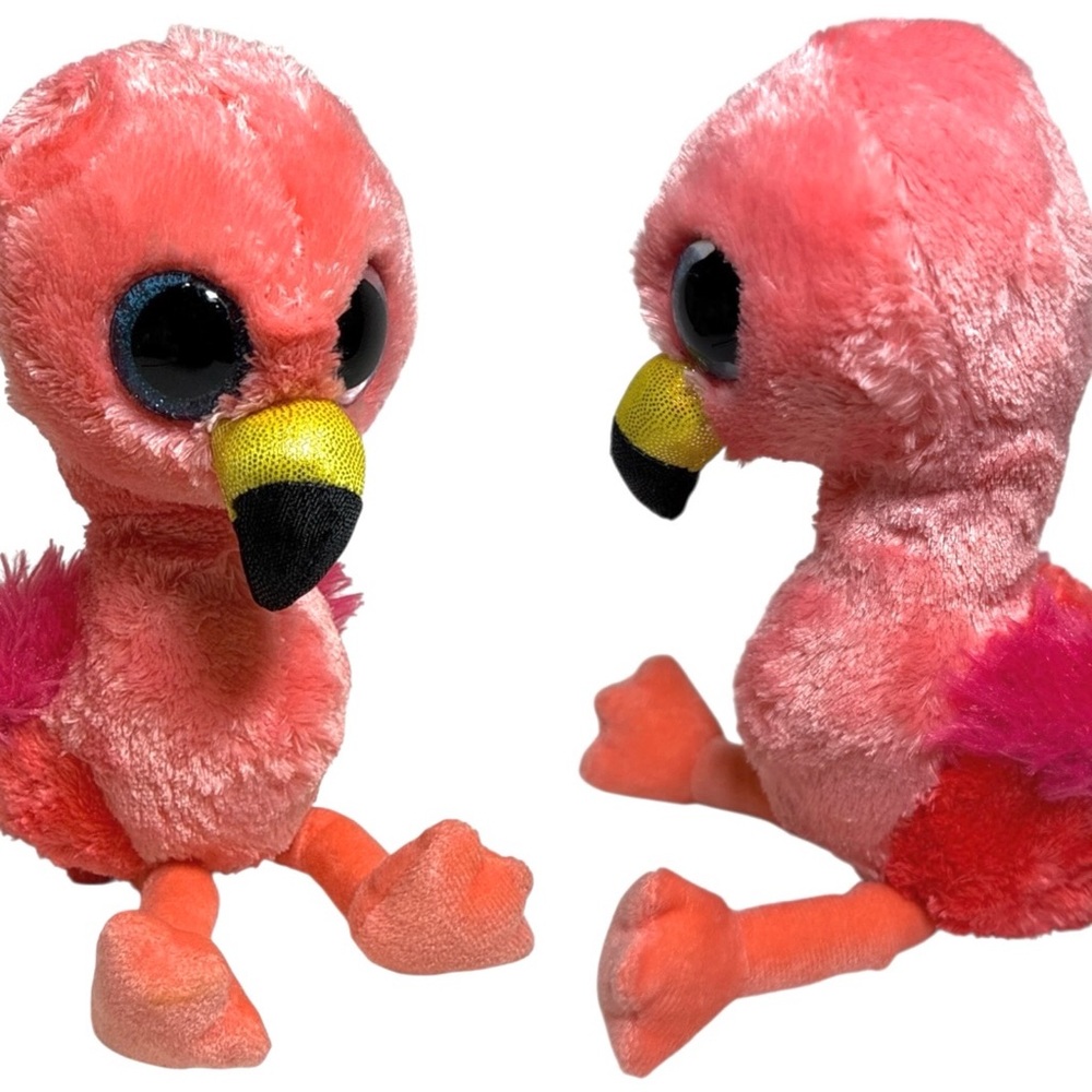 🦩 TY Beanie Boos “Gilda” Pink Flamingo